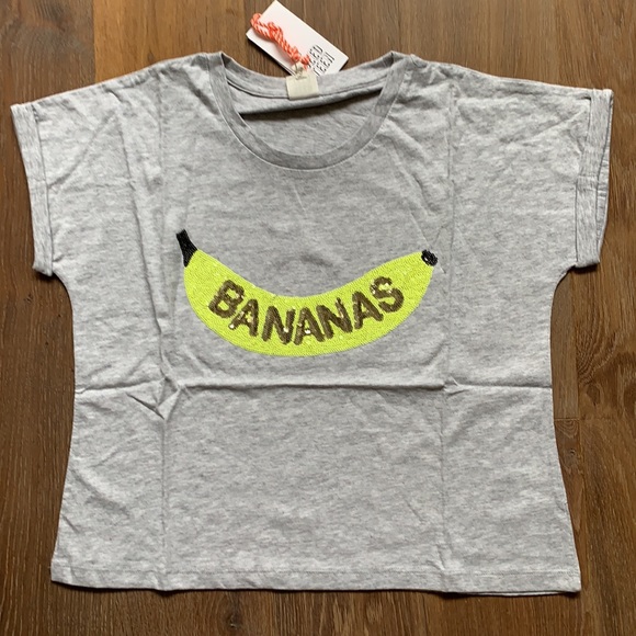 Girls Sequence grey tshirt NWT size 14 - Picture 2 of 9